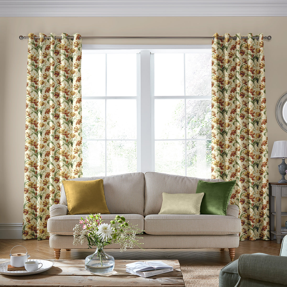 Laura Ashley Gosford Made To Measure Roman Blind Gold