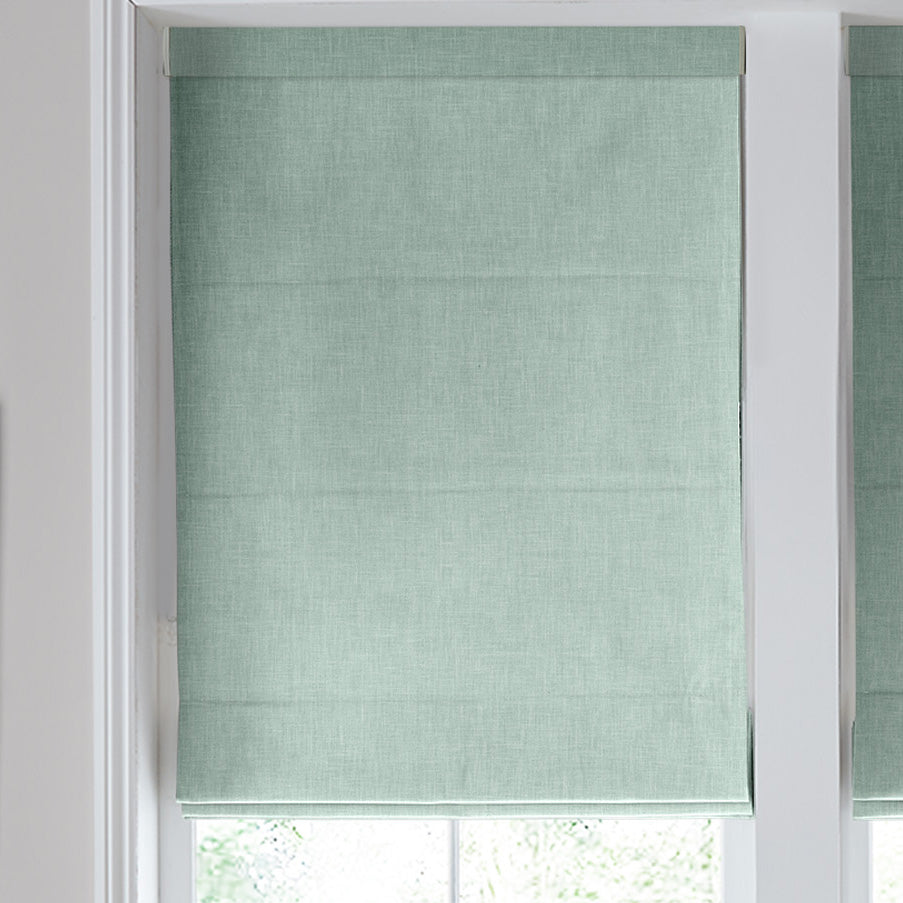 Laura Ashley Easton Made to Measure Roman Blind Duckegg