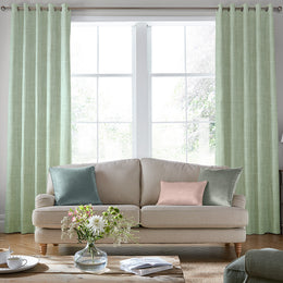 Laura Ashley Easton Made to Measure Curtain Sage