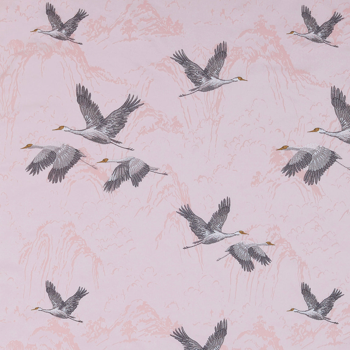 Laura Ashley Animalia Embroidered Made to Measure Curtain Blush