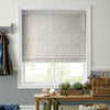 Laura Ashley Willow Leaf Chenille Made to Measure Roman Blind Natural