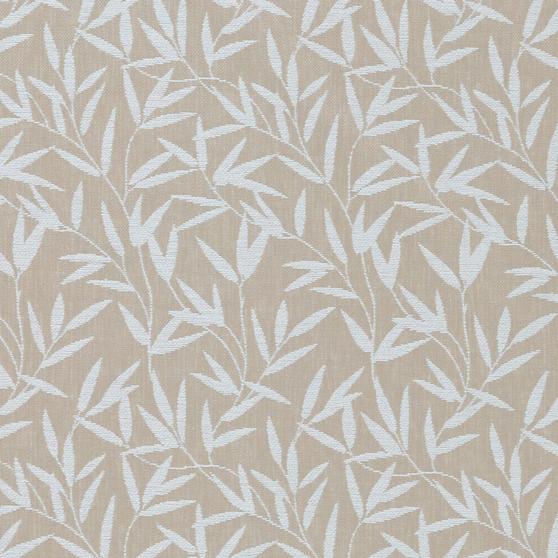 Laura Ashley Willow Leaf Chenille Made to Measure Roman Blind Natural