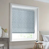 Laura Ashley Willow Leaf Chenille Made to Measure Roman Blind Pale Seaspray