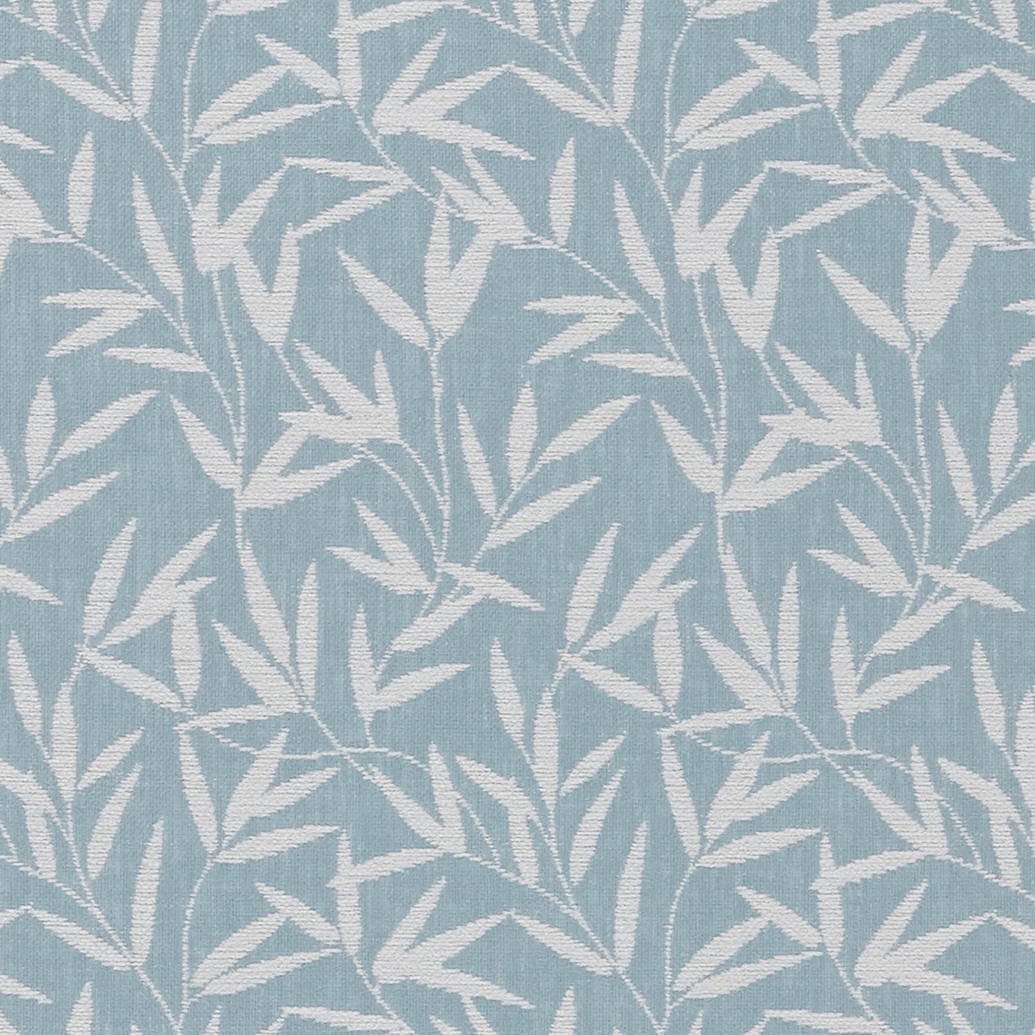 Laura Ashley Willow Leaf Chenille Made to Measure Curtain Pale Seaspray