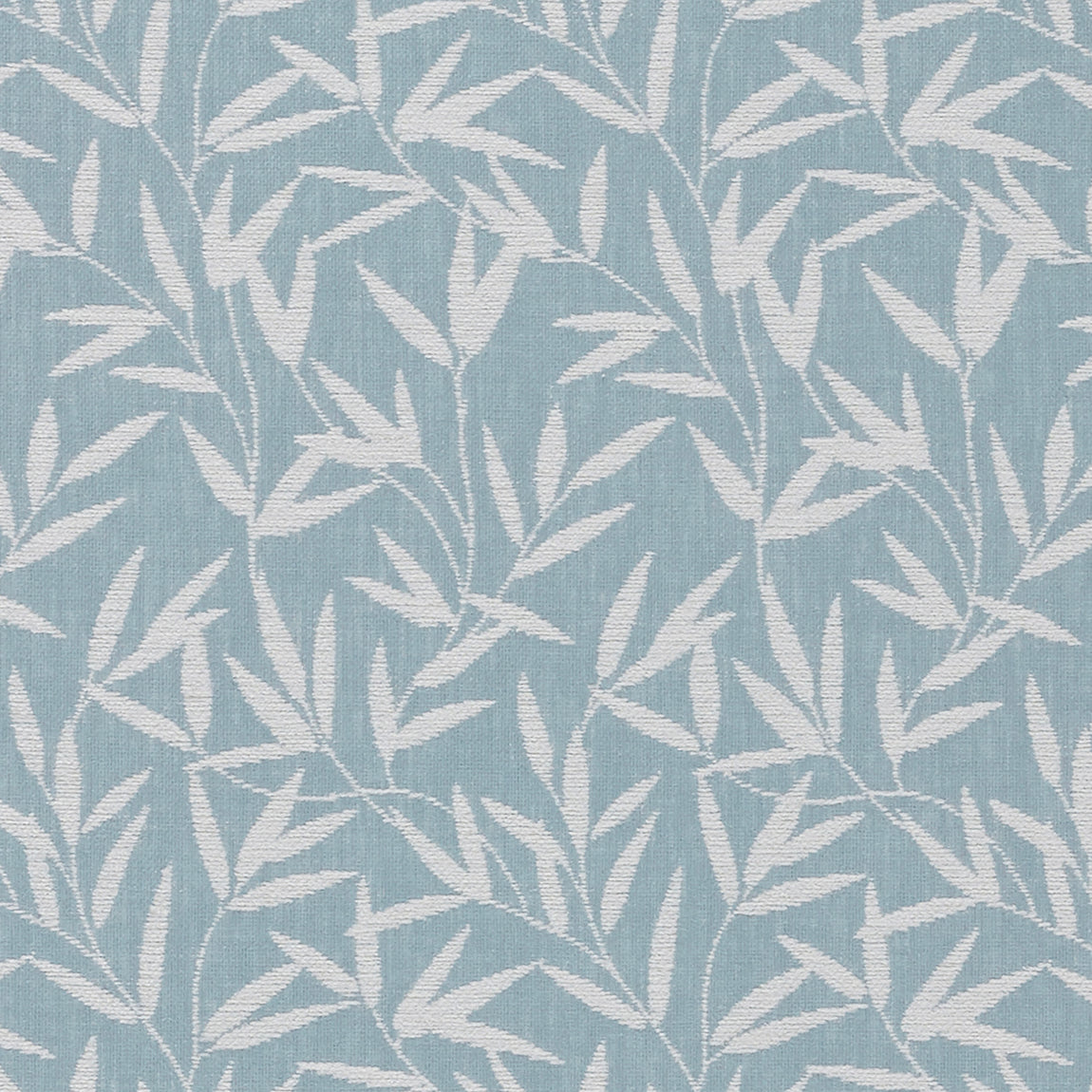 Laura Ashley Willow Leaf Chenille Made to Measure Roman Blind Pale Seaspray