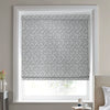 Laura Ashley Willow Leaf Chenille Made to Measure Roman Blind Steel
