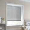 Laura Ashley Willow Leaf Chenille Made to Measure Roman Blind Steel
