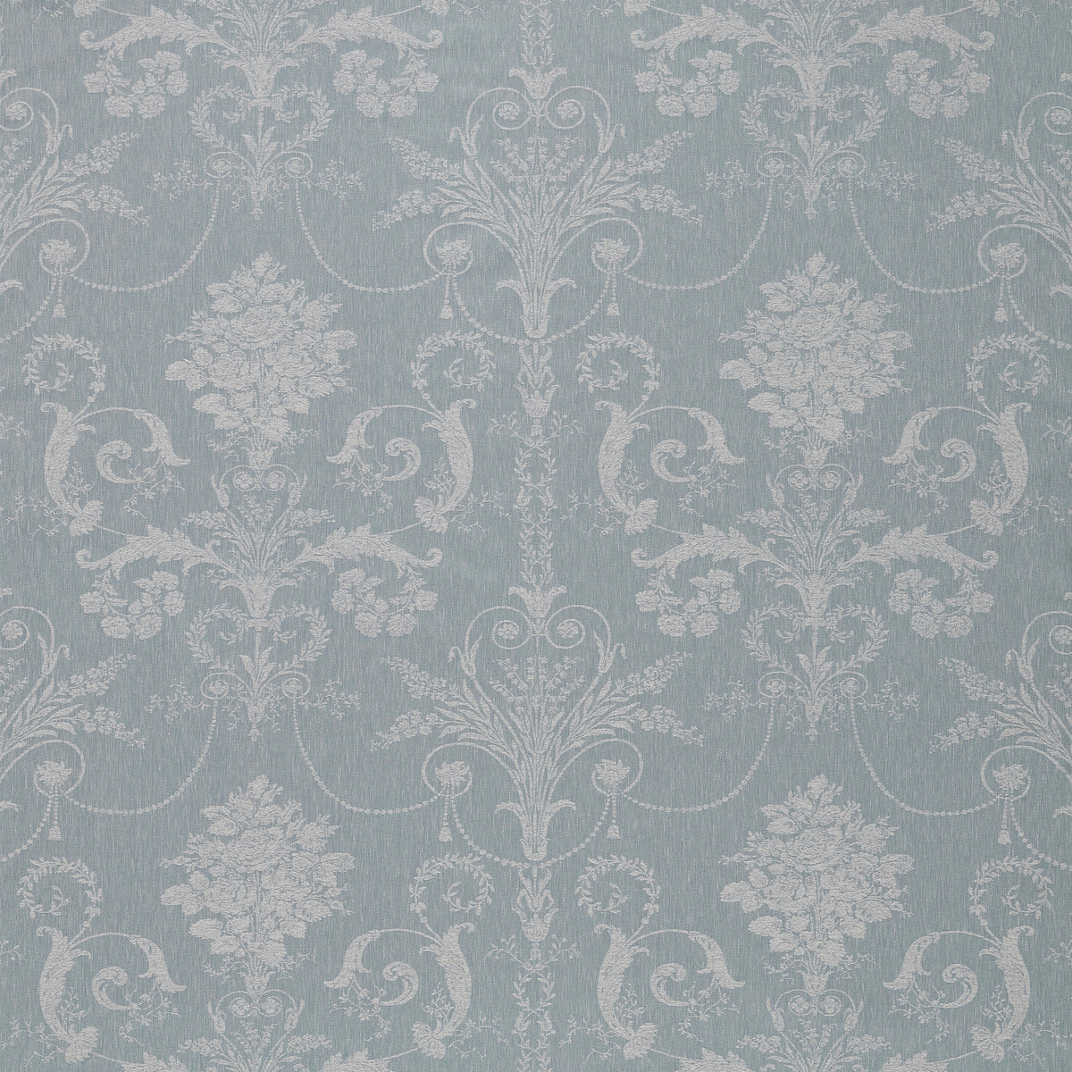 Laura Ashley Josette Woven Made to Measure Curtain Pale Seaspray