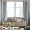 Laura Ashley Josette Woven Made to Measure Curtain Pale Seaspray