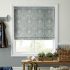 Laura Ashley Josette Woven Made to Measure Roman Blind Grey Green