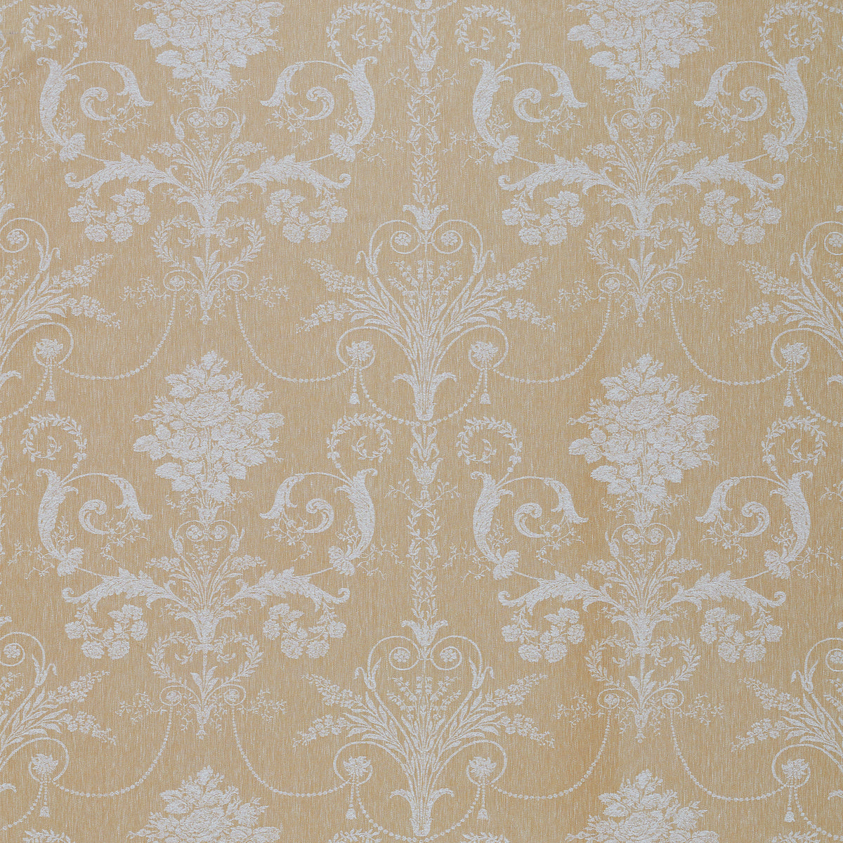 Laura Ashley Josette Woven Made to Measure Curtain Gold