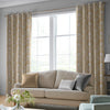Laura Ashley Josette Woven Made to Measure Curtain Gold