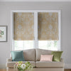 Laura Ashley Josette Woven Made to Measure Roman Blind Gold