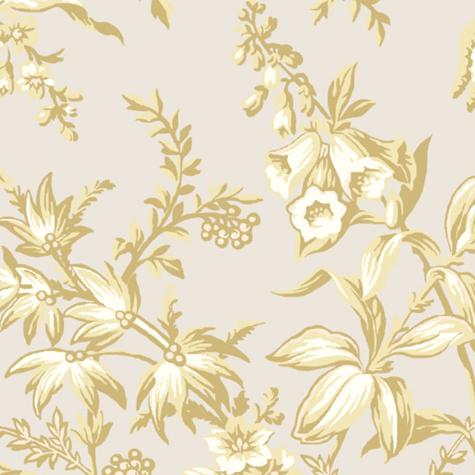 Laura Ashley Picardie Translucent Made to Measure Roller Blind Gold