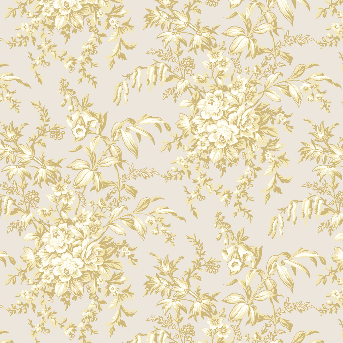 Laura Ashley Picardie Translucent Made to Measure Roller Blind Gold