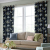 Laura Ashley Rosemore Made to Measure Curtain Midnight