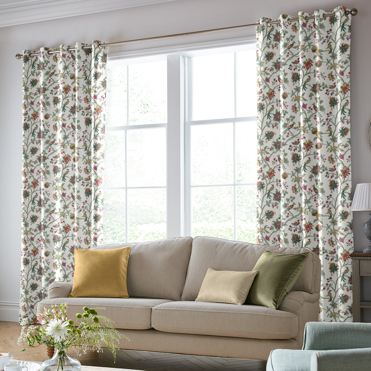 Laura Ashley Emperor Made to Measure Curtain Peony