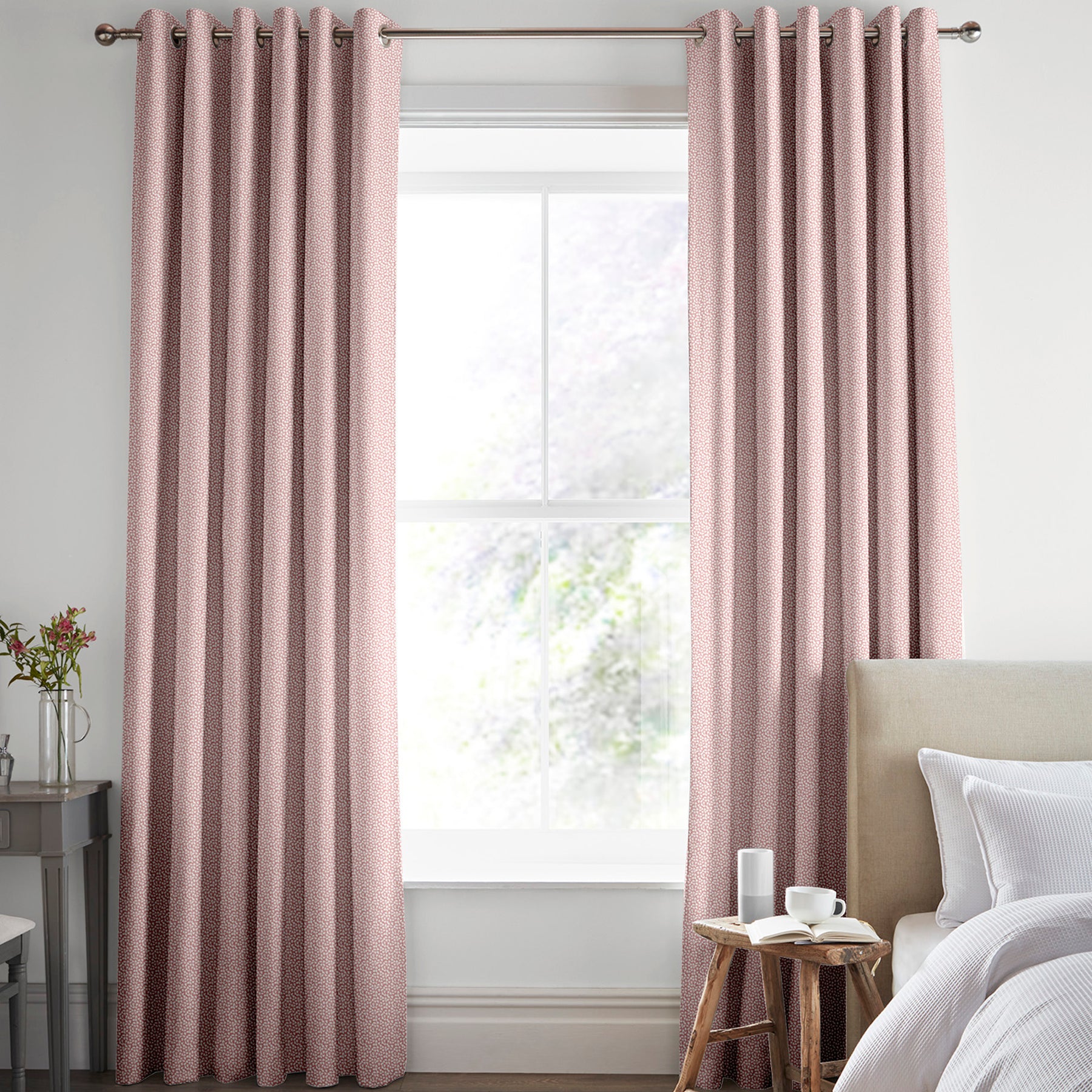 Laura Ashley Blush Sycamore Made to Measure Curtain | Terrys