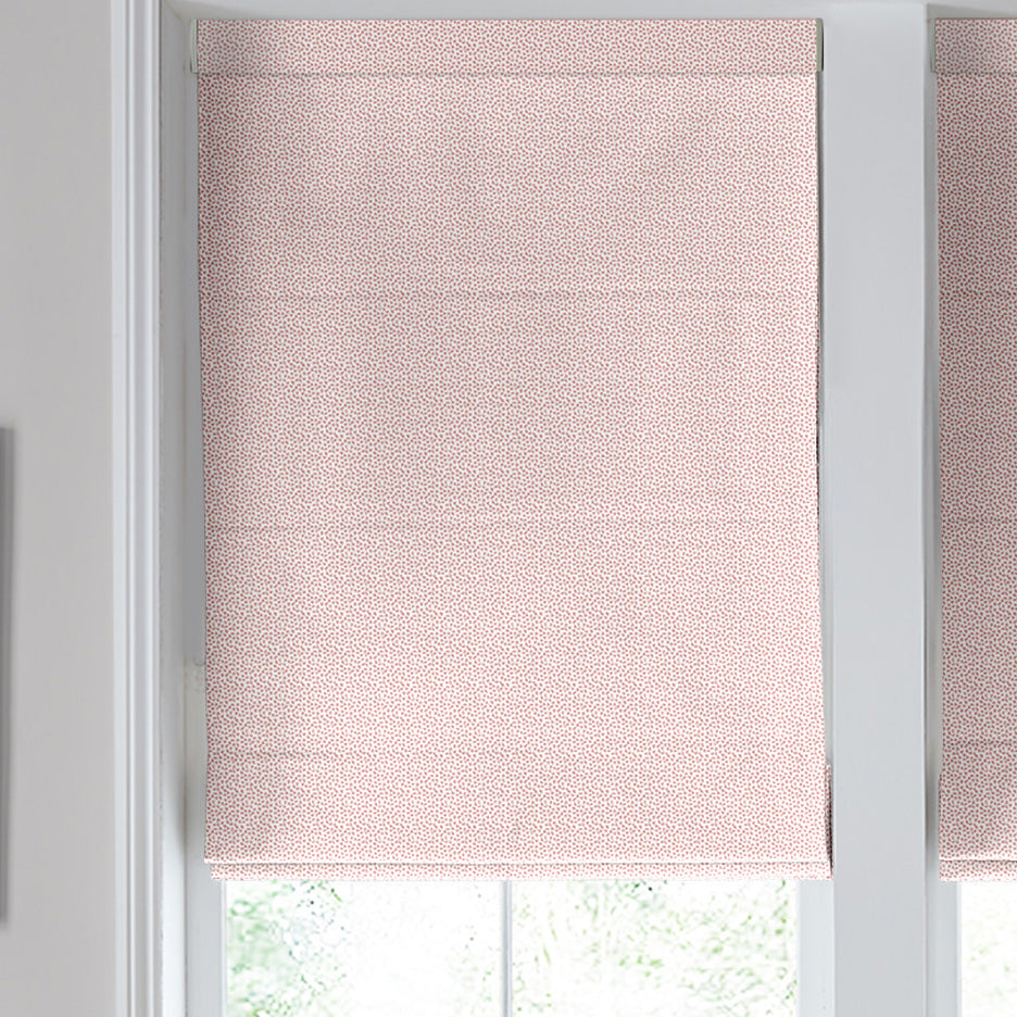 Laura Ashley Sycamore Made to Measure Roman Blind Off White Blush