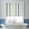 Laura Ashley Awning Stripe Made To Measure Roman Blind Seaspray