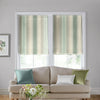 Laura Ashley Awning Stripe Made To Measure Roman Blind Smoke Green