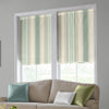 Laura Ashley Awning Stripe Made To Measure Roman Blind Smoke Green