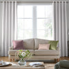 Laura Ashley Burnsall Stripe Made To Measure Curtains Mulberry