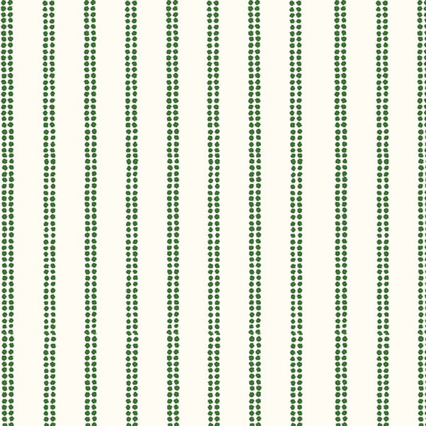 Laura Ashley Candy Stripe Made to Measure Roman Blind Bottle Green