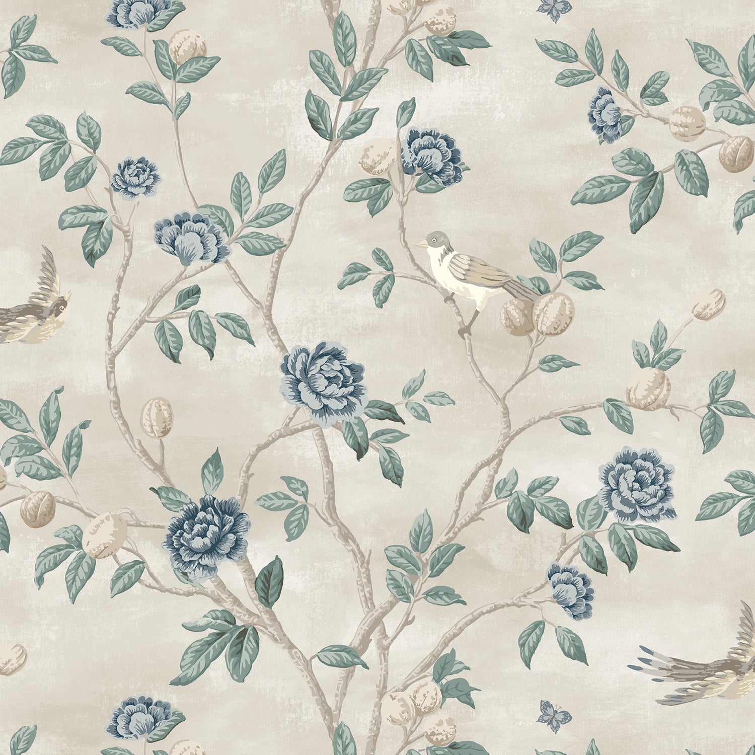 Laura Ashley Eglantine Made to Measure Roman Blind Seaspray