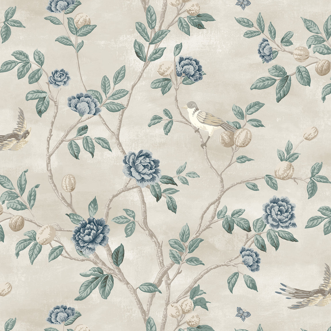 Laura Ashley Eglantine Made to Measure Roman Blind Seaspray