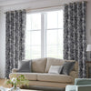 Laura Ashley Eglantine Silhoutte Woven Made to Measure Curtain Dove
