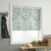 Laura Ashley Eglantine Silhoutte Woven Made to Measure Roman Blind Smoke Green