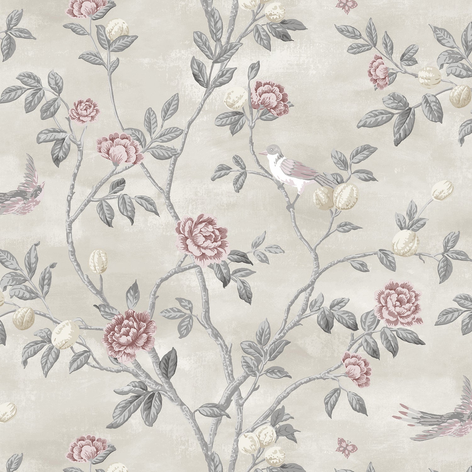 Laura Ashley Eglantine Made to Measure Curtain White Sands