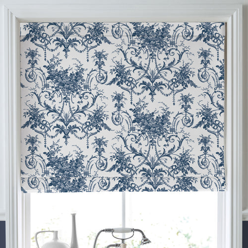 Laura Ashley Tulleries Made To Measure Roman Blind Midnight