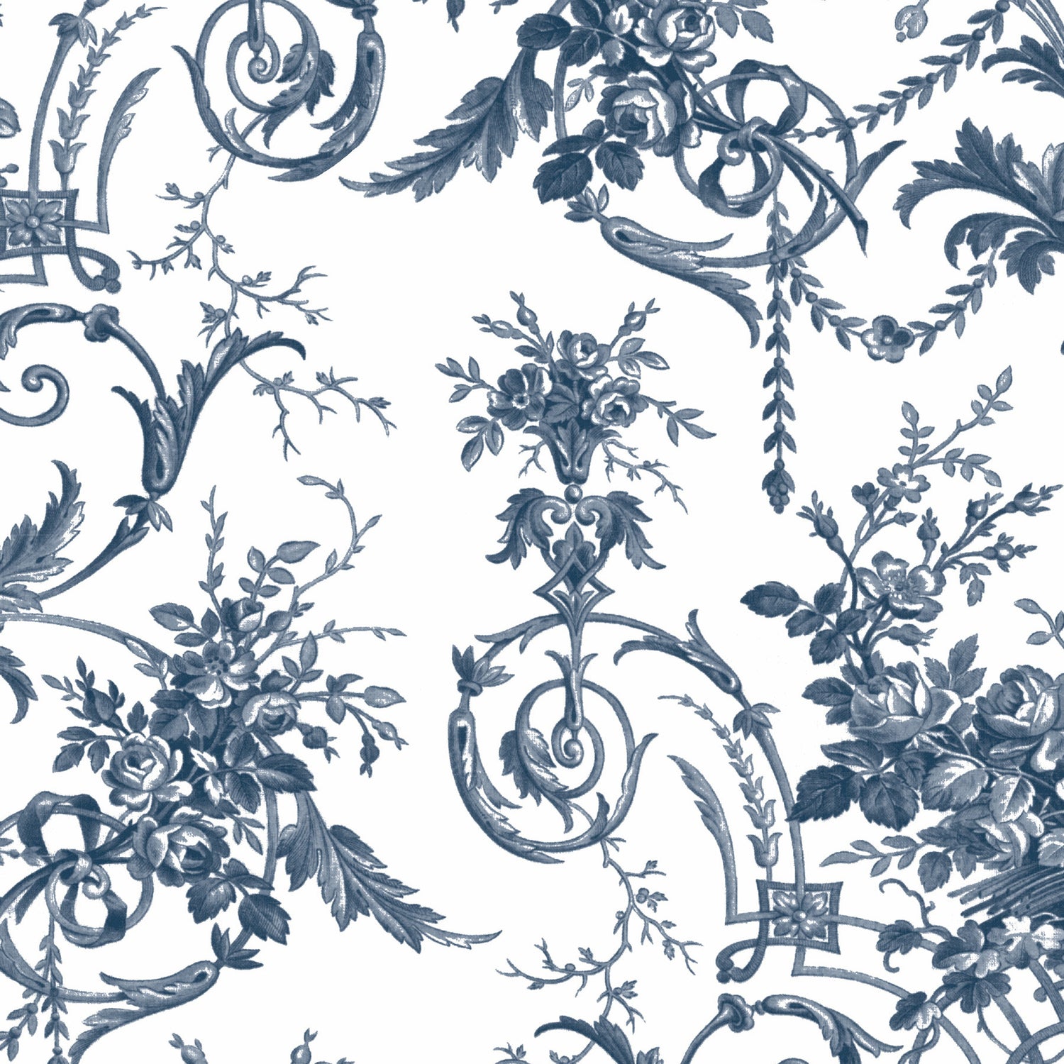 Laura Ashley Tulleries Made To Measure Roman Blind Midnight