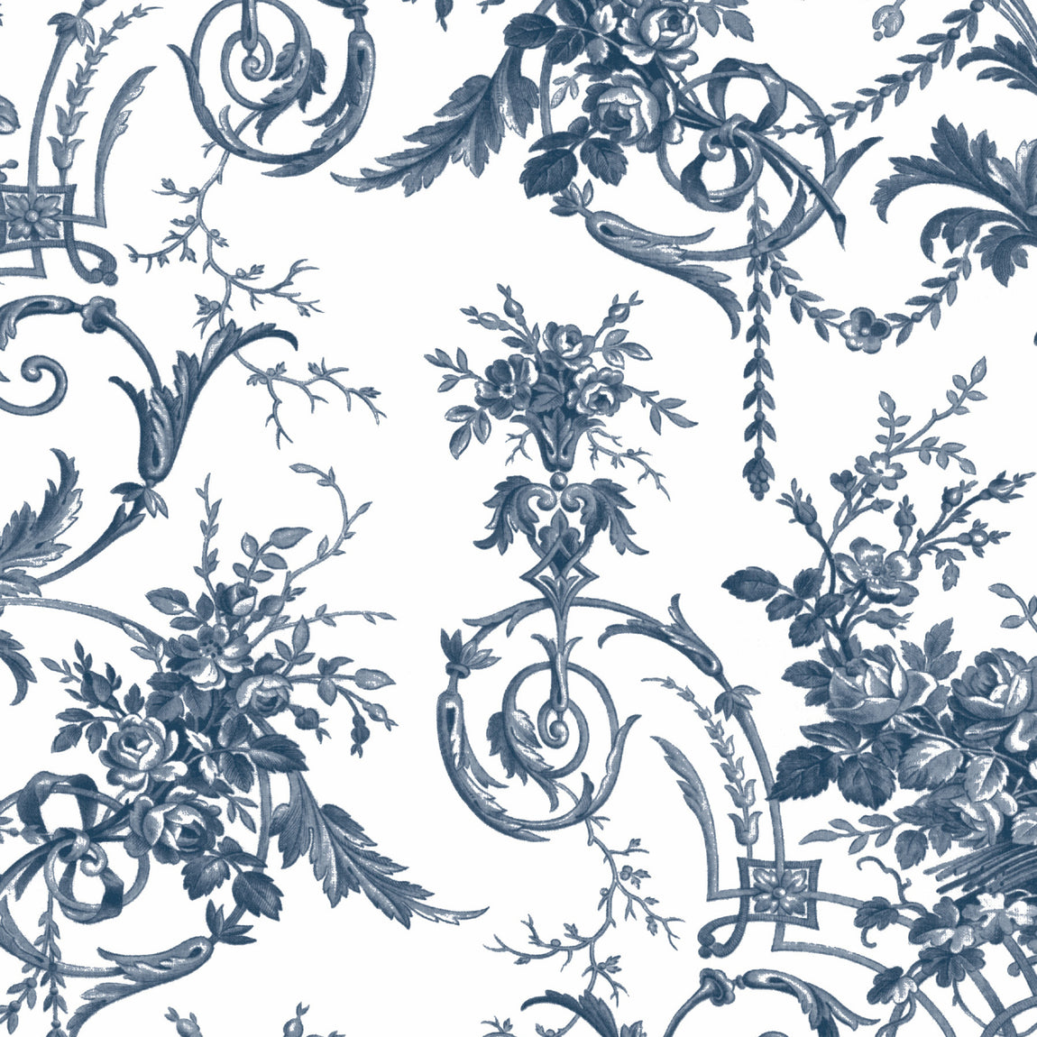 Laura Ashley Tulleries Made To Measure Roman Blind Midnight