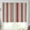 Laura Ashley Awning Stripe Made To Measure Roman Blind Crimson