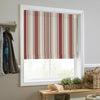 Laura Ashley Awning Stripe Made To Measure Roman Blind Crimson