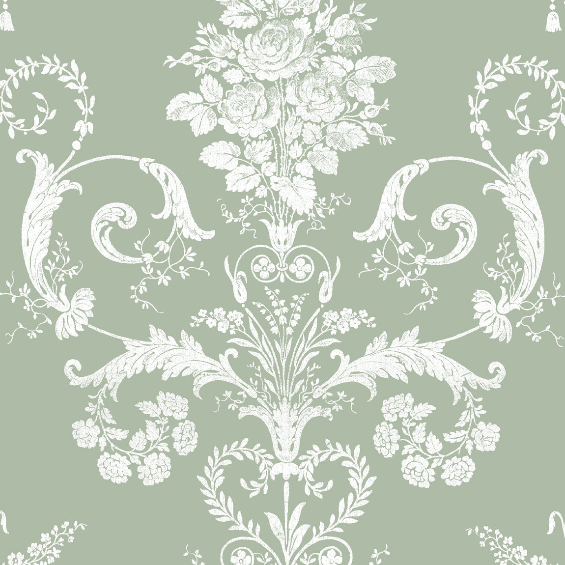 Laura Ashley Josette Made to Measure Roman Blind Fresh Green