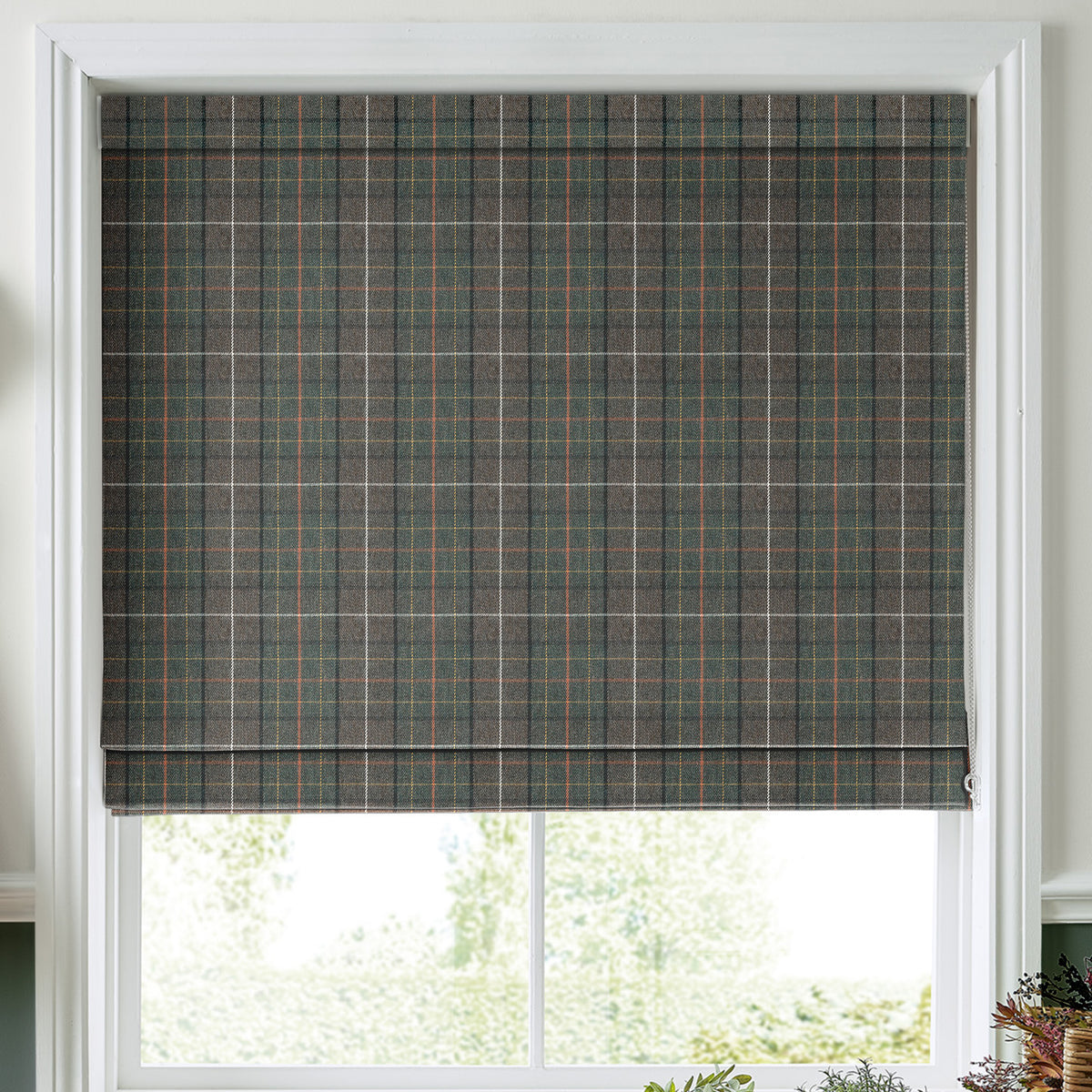 Laura Ashley Alfriston Made To Measure Roman Blind Fern