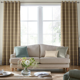 Laura Ashley Alfriston Made To Measure Curtains Natural