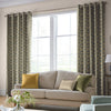 Laura Ashley Burnham Woven Made to Measure Curtain Fern