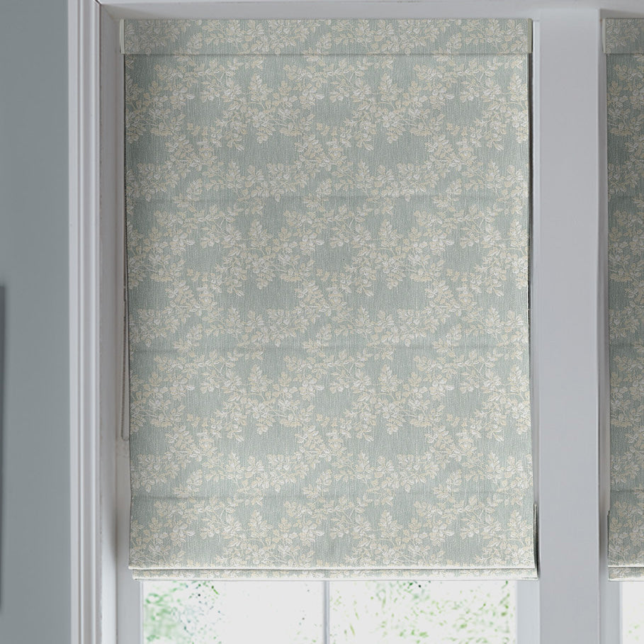 Laura Ashley Burnham Woven Made to Measure Roman Blind Sage
