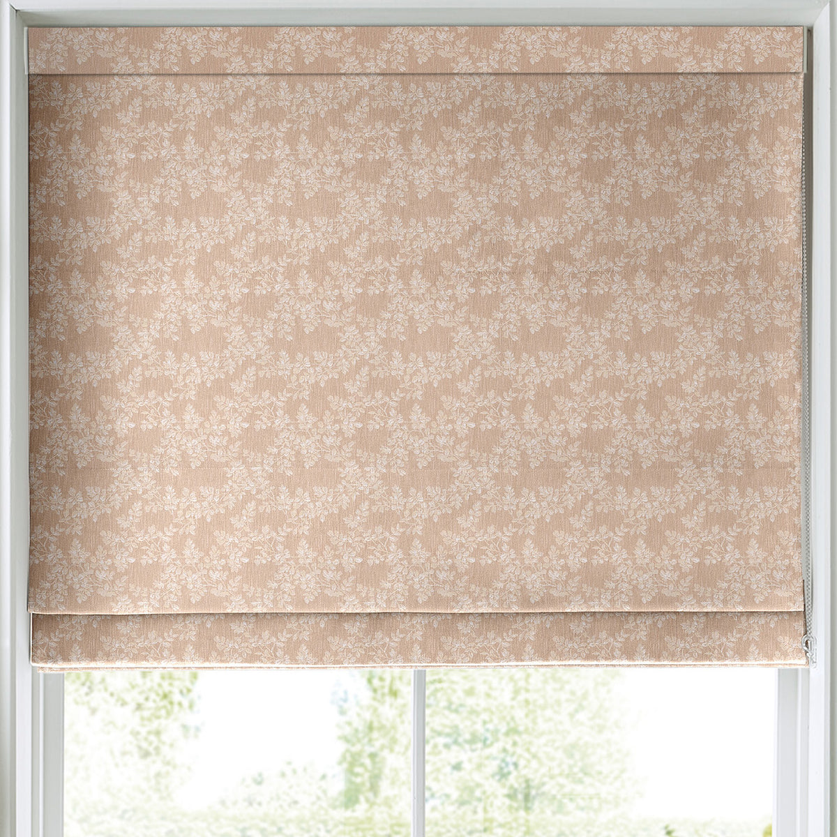 Laura Ashley Burnham Woven Made to Measure Roman Blind Truffle