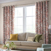 Laura Ashley Picardie Velvet Made to Measure Curtain Embers
