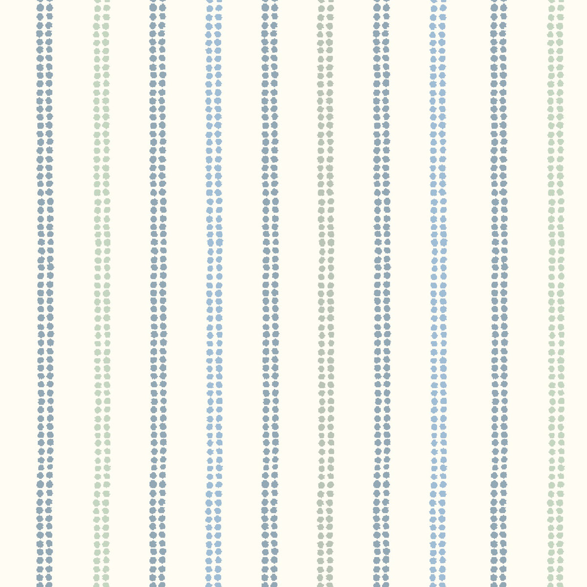 Laura Ashley Candy Stripe Made to Measure Roman Blind Newport Blue