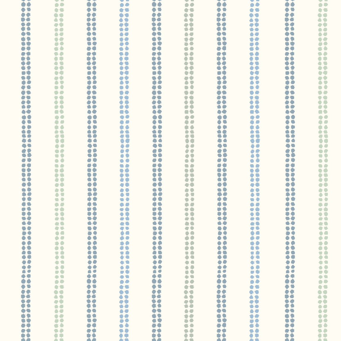 Laura Ashley Candy Stripe Made to Measure Roman Blind Newport Blue