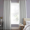 Laura Ashley Candy Stripe Made to Measure Curtain Dove Grey