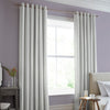 Laura Ashley Candy Stripe Made to Measure Curtain Dove Grey