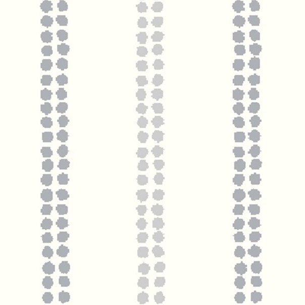 Laura Ashley Candy Stripe Made to Measure Roman Blind Dove Grey